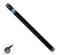 Wp Europe Multipresa Con 12 Prese Universali Magnetotermico E Spina Schuko. Installazione In Verticale WPN-PDU-G02-12