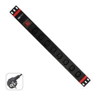WP Europe PDU WPN-PDU-G05-08 MULTIPRESA 1U 8 PRESE IEC C13 (V