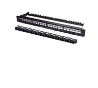WP Europe WPC-PAN-6AUP-24 PANN.1U CON 24 RJ45U CAT.6A NERO