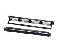 WP Europe WPC-PAN-6U-24 PANN.1U CON 24 RJ45U CAT.6 NERO