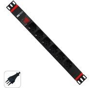 WP MULTIPRESA RACK 19 6 X ITA/SCHUKO SPINA ITALIANA 16A WPN-PDU-I01-06