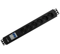 WP RACK - MULTIPRESA RACK 19" 12 X ITA/SCHUKO CON MAGNETOTERMICO