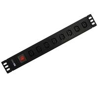 WP RACK MULTIPRESA RACK 19" 8 PRESE VDE SPINA SCHUKO