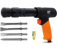 WP Workpad Kit di scalpelli ad aria a corpo lungo 270 mm con 4 scalpelli con fermo a cambio rapido 2200 bpm per spalare e tagliare
