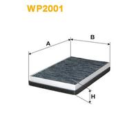 WP2001 FILTRO ABITACOLO PER Lada Granta 2 VOL. CODA S. 2191_ 1.6 72 KW 98 CV