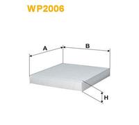 WP2006 FILTRO ABITACOLO PER Kia Soul I AM 1.6 CRDi 128 94 KW 126 CV