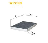 Wix Filters Filtro aria abitacolo WP2009 carbone attivo per Chrysler 300C