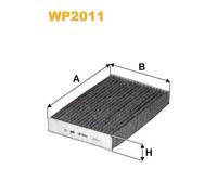 WP2011 WIX FILTERS FILTRO ABITACOLO CARBONI ATTIVI Juke 1.2DIG-T 14>
