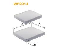 WP2014 FILTRO ABITACOLO PER Rolls-Royce Dawn RR6 6.6 Black Badge 442 KW 601 CV