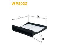 WP2032 FILTRO ABITACOLO PER Subaru Impreza Tre Volumi GE GV 1.5 79 KW 107 CV