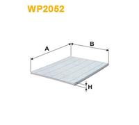 WP2052 FILTRO ABITACOLO PER Toyota IQ J1 1.0 50 KW 68 CV