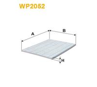 WP2052 WIX FILTERS Filtro, Aria abitacolo per ASTON MARTIN,TOYOTA
