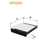 WP2060 FILTRO ABITACOLO PER Nissan Tiida 2 VOL. CODA S. C11 1.5 dCi 76 KW 103 CV