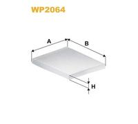 WP2064 WIX FILTERS FILTRO ABITACOLO FIBRA TUCSON 04>