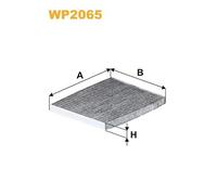 WP2065 FILTRO ABITACOLO PER Hyundai ix35 EL ELH LM Fuel Cell 100 KW 136 CV