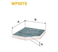Wix Filters Filtro aria abitacolo WP2075 – antipolline con carboni attivi per Audi A6 A7 A8