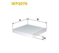 WP2078 FILTRO ABITACOLO PER BMW Z4 Roadster E85 2.5 Si 160 KW 218 CV