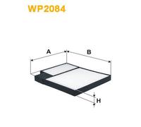 WP2084 FILTRO ABITACOLO PER Kia Cee'D SW ED 1.6 CRDi 90 66 KW 90 CV