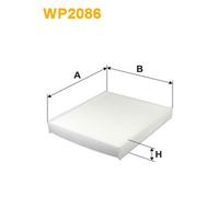 WP2086 FILTRO ABITACOLO PER Seat Ibiza IV SportCoup 6J1 6P5 1.4 TSI 110 KW 150
