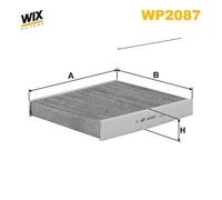 WP2087 WIX FILTERS Filtro, Aria abitacolo per AUDI,SEAT,SKODA,VW