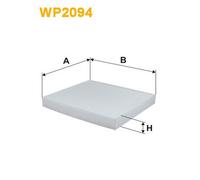 WP2094 FILTRO ABITACOLO PER Mazda B-Serie UN 2.5 D 4WD 62 KW 84 CV