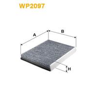 Wix Filters Filtro abitacolo WP2097 per Ford C-Max II DXA/CB7 DXA/CEU 1.6 FlexiFuel 88 KW 12