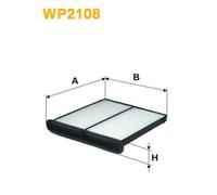Wix Filters Filtro abitacolo WP2108 per Mazda 6 Station Wagon GJ GL 2.2 D AWD 129 KW 175 CV