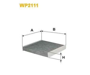 WP2111 WIX FILTERS FILTRO ABITACOLO AI CARBONI ATTIVI PER DACIA E REN