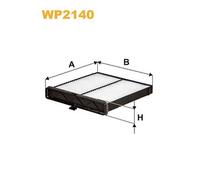 WP2140 FILTRO ABITACOLO PER Mazda CX-3 DK 2.0 SKYACTIV-G 89 KW 121 CV