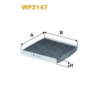 WP2147 FILTRO ABITACOLO PER Ford Transit Furgonato FA 2.2 TdCi 4x4 92 KW 125 CV