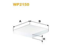 WP2150 FILTRO ABITACOLO PER Iveco Daily Line Autobus 40C15 50C15 60C15 107 KW 14