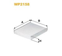 WP2158 FILTRO ABITACOLO PER Toyota Hilux VII Pick-up N1 N2 N3 2.7 4WD 118 KW 160
