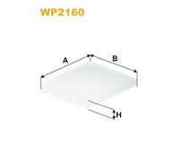 WP2160 FILTRO ABITACOLO PER Kia Sorento III UM 2.4 4WD 129 KW 175 CV