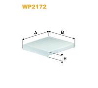 WP2172 FILTRO ABITACOLO PER Kia Sportage QL QLE 2.0 CRDi AWD 134 KW 182 CV