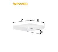 WP2200 FILTRO ABITACOLO PER Ford USA Mustang Mach-E CGW Mach E 210 KW 286 CV