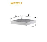 WP2211 WIX FILTERS Filtro, Aria abitacolo per JAGUAR