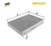 WP2221 WIX FILTERS Filtro, Aria abitacolo per JAGUAR,LAND ROVER