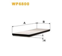 WP6800 FILTRO ABITACOLO PER Opel Corsa B S93 1.0i 12V 40 KW 54 CV