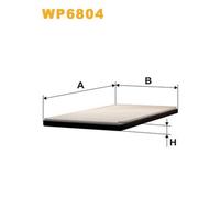 WP6804 FILTRO ABITACOLO PER Vauxhall Corsa MK I (B) S93 1.0i 12V 40 KW 54 CV