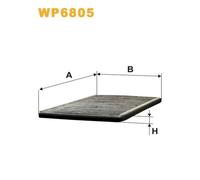WP6805 FILTRO ABITACOLO PER Opel Corsa B S93 1.0i 12V 40 KW 54 CV