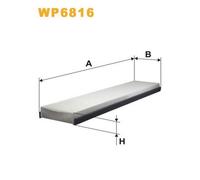 WP6816 FILTRO ABITACOLO PER Ford Mondeo I Tre Volumi GBP 2.0i 16V 100 KW 136 CV