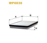 WP6836 WIX FILTERS Filtro, Aria abitacolo per PEUGEOT