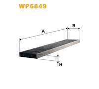 WP6849 FILTRO ABITACOLO PER Seat Alhambra Van 7V8 7V9 TDI 66 KW 90 CV