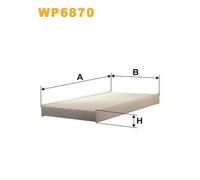 Wix Filters WP6870 Filtro, Aria abitacolo