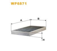 WP6871 FILTRO ABITACOLO PER Lancia Lybra 839 1.6 76 KW 103 CV