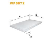 WP6872 FILTRO ABITACOLO PER Audi A6 Avant 4A5 2.8 142 KW 193 CV