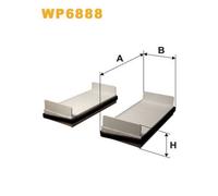 WP6888 FILTRO ABITACOLO PER Opel Sintra APV 3.0i 24V 148 KW 201 CV