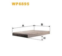 WP6895 FILTRO ABITACOLO PER VW Golf 9B3 1.8 GTI 132 KW 179 CV
