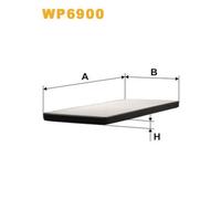 WIX FILTERS filtro abitacolo WP6900 particolato 337x172x19 mm