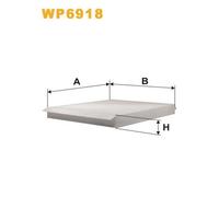 WP6918 FILTRO ABITACOLO PER Opel Astra G Coup T98 2.0 16V Turbo 140 KW 190 CV
